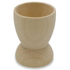 Wood Classic Wooden Egg Cup Holder Display Stand 2.15 Inches in Beige color