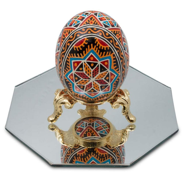 Octagon Shaped Beveled Mirror 4 Inches in White color,  shape