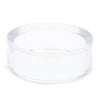 Plastic Round Clear Plastic Egg Stand Holder 0.4 Inches Tall in Clear color Round