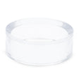 Round Clear Plastic Egg Stand Holder 0.4 Inches Tall in Clear color, Round shape