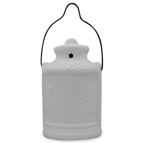 DIY Craft Kit: Paint your Own Santa's Lantern with LED Light , dimensions in inches: 6 x 2.6 x 2.6