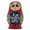 Wood Red Wooden Matryoshka Doll Fridge Magnet in Red color