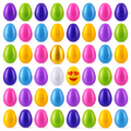 Set of 48 Easter Eggs Fillable Plastic Hinged Eggs Assorted Colors with Special Prize Eggs 2.25 Inches in Multi color Oval