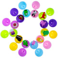 12 Multicolored Plastic Easter Eggs with Tiny Eraser Treasures Inside in Multi color Oval