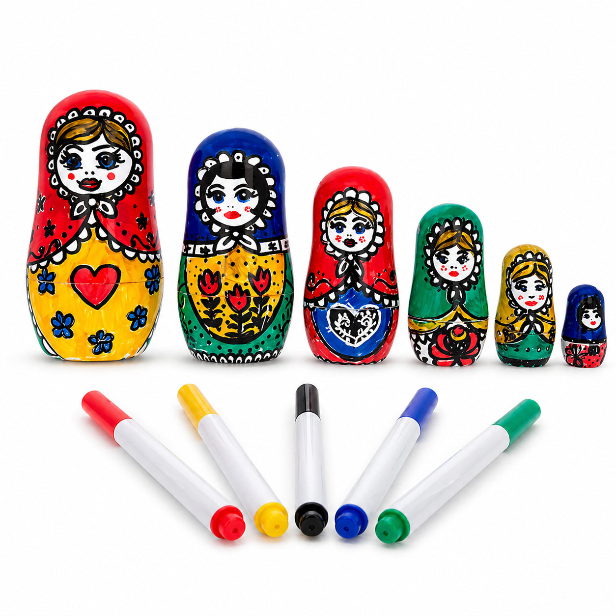 Buy Nesting Dolls Unfinished by BestPysanky Online Gift Ship