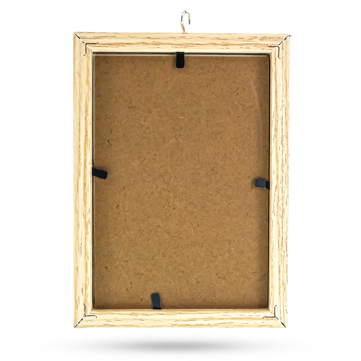 Elegant Moon-Inspired Black Iron Photo Frame on a Stand 6-Inch