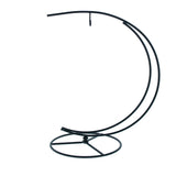 Elegant Moon-Inspired Black Iron Ornament Display Stand in Gold color