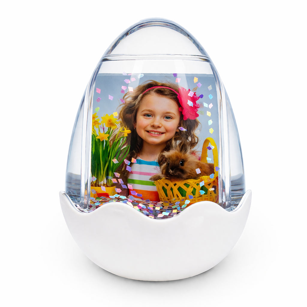 BestPysanky online gift shop sells DIY frame photo DIY craft kit Christmas water globe snowglobe music box musical collectible figurine xmas decoration rotating animated spinning animated unique picture personalized cool glitter flakes