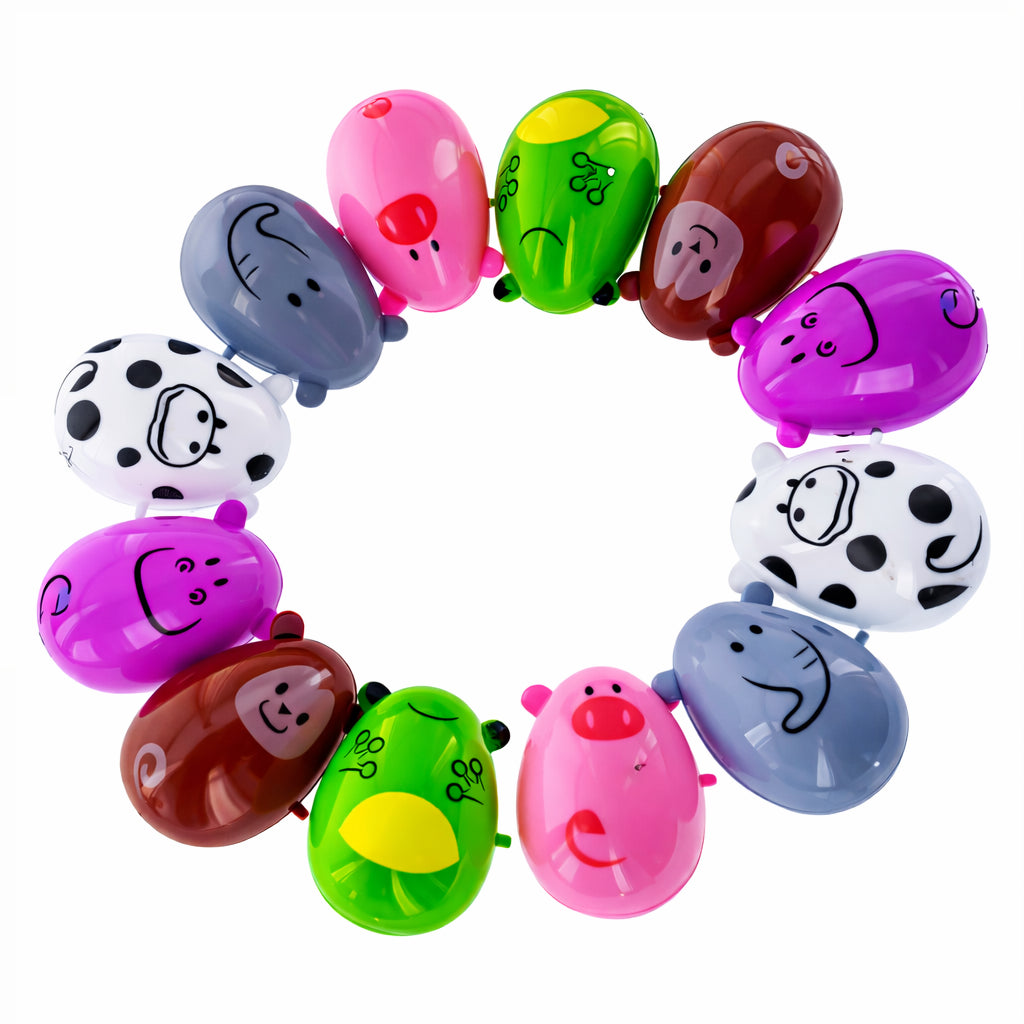 Shop Set of 12 Animal-Themed Plastic Easter Eggs 2.25 Inches. Buy Easter Eggs > Plastic Multi Oval