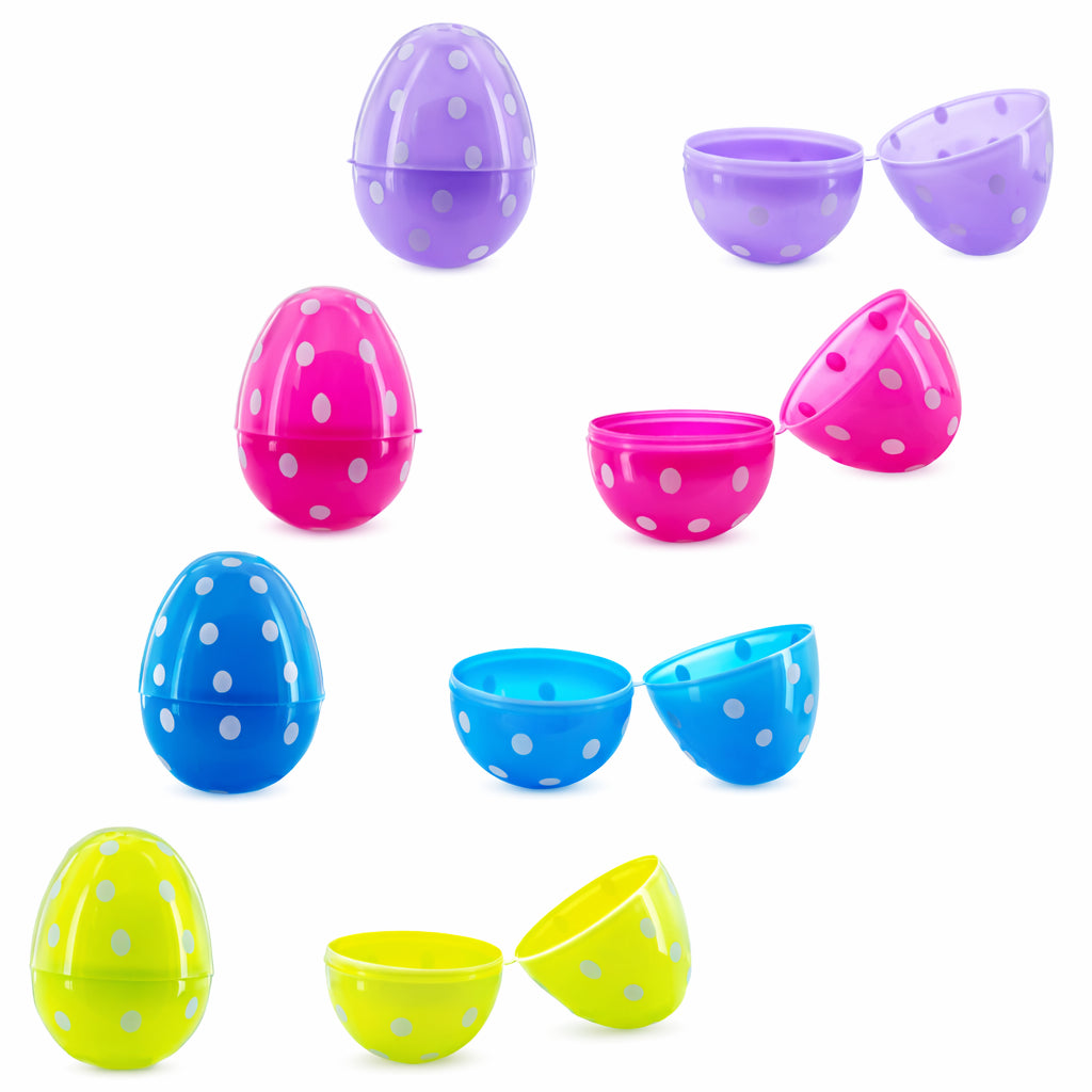 BestPysanky online gift shop sells polka dot easter eggs printed easter eggs fillable easter eggs plastic easter eggs bulk egg hunt supplies easter egg fillers candy toy eggs kids easter party favors easter basket stuffers reusable easter eggs decorative easter eggs colorful easter eggs easter decorations for home egg hunt accessories easter eggs for kids spring party decorations easter supplies party favors easter candy containers