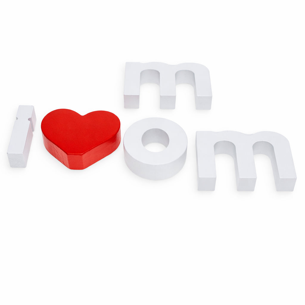 BestPysanky online gift shop sells red heart, i love mam, wooden blocks, piece of wood, woodpeckers, wood blocks, wood pieces, craft blocks, wood pieces for crafts, wood blocks craft, wooden blocks unfinished, DIY craft kit, paint your own, decoration unpainted blank unfinished wood figurine