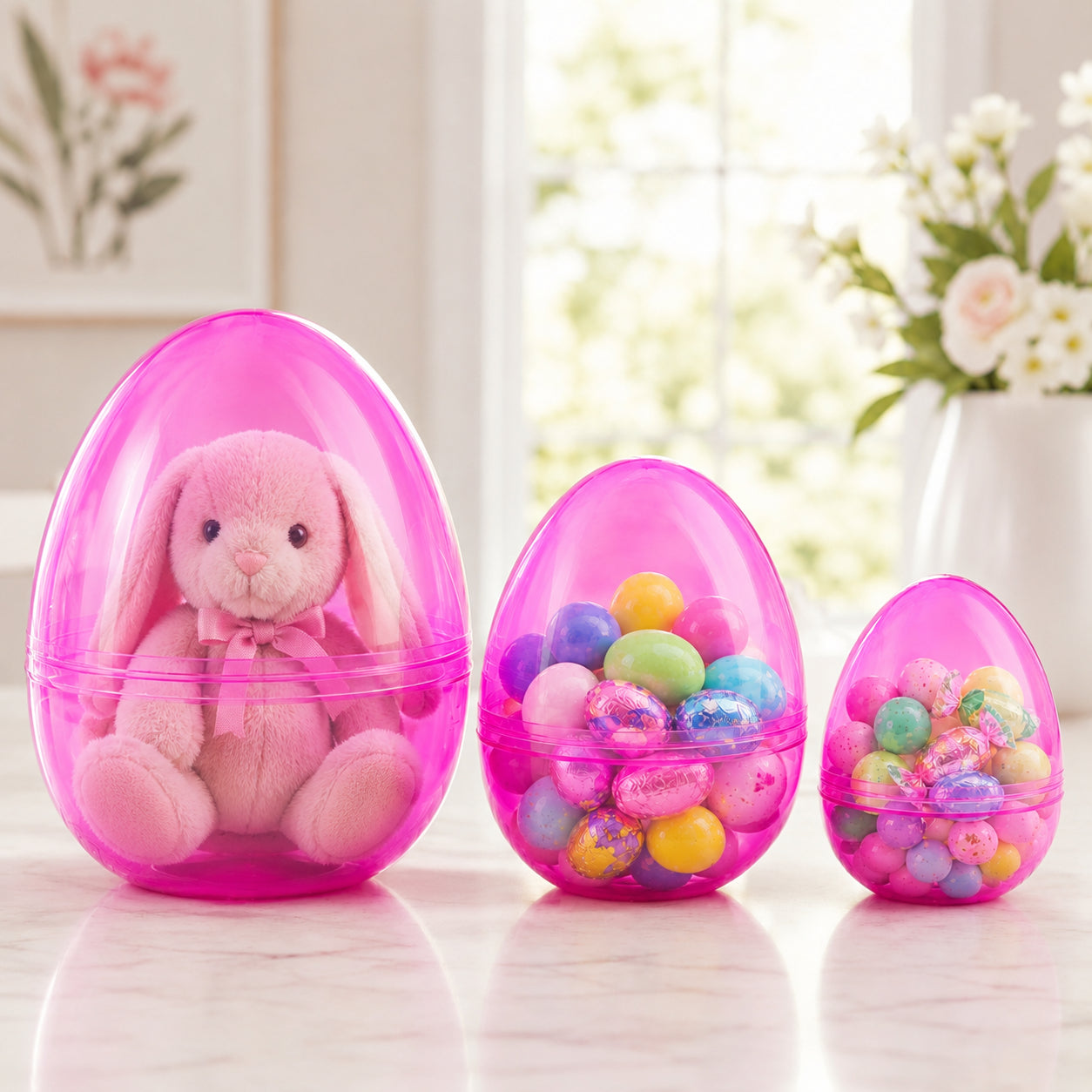 Buy Easter Eggs Plastic Solid Color Large Egg by BestPysanky Online Gift Ship