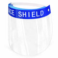 Face Shield Protective Transparent Full Face Shield Lightweight Anti Splash Guard with Elastic Headband Reusable in Clear color