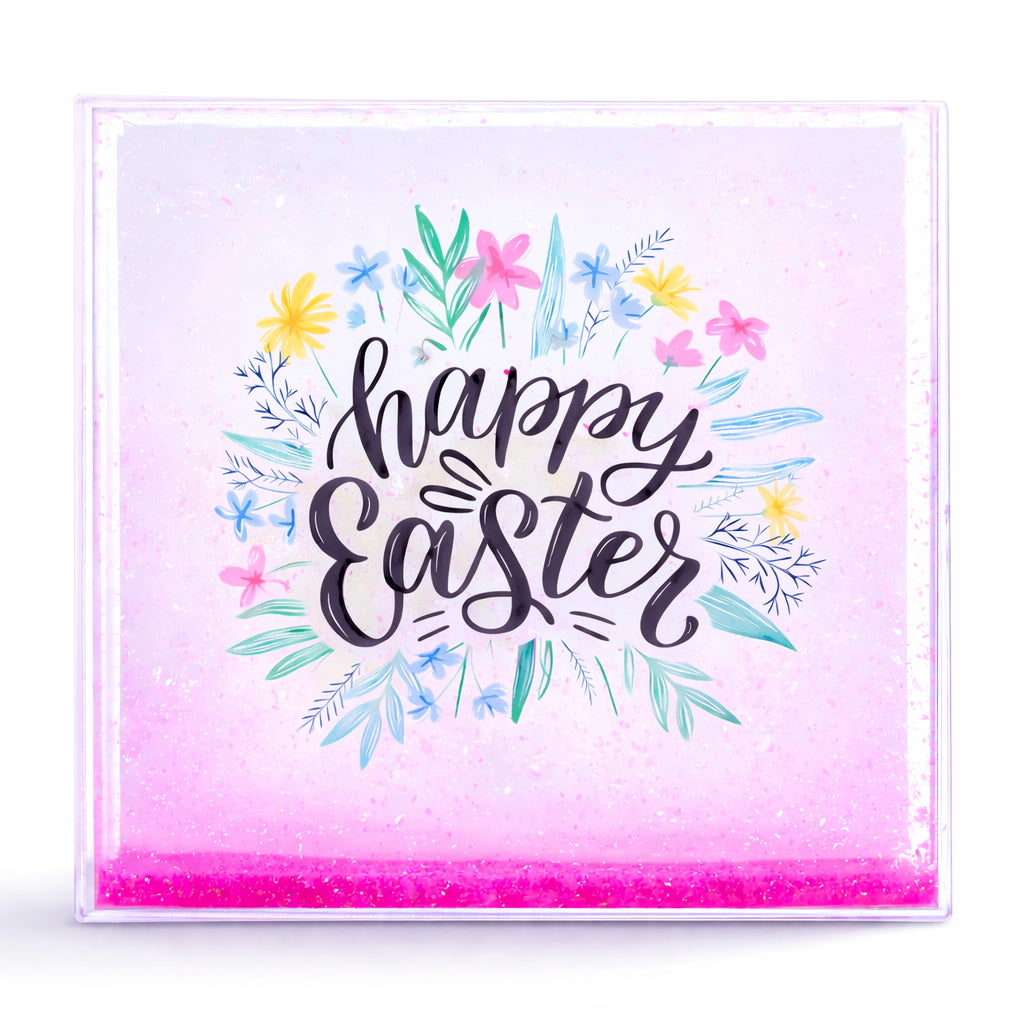 Shop Square Glitter Water Picture Frame. Buy Water Globe Picture Frames Clear Square