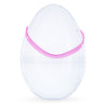 Clear Wonder: Set of 2 Transparent Jumbo Size Plastic Easter Eggs with Handles 10 Inches