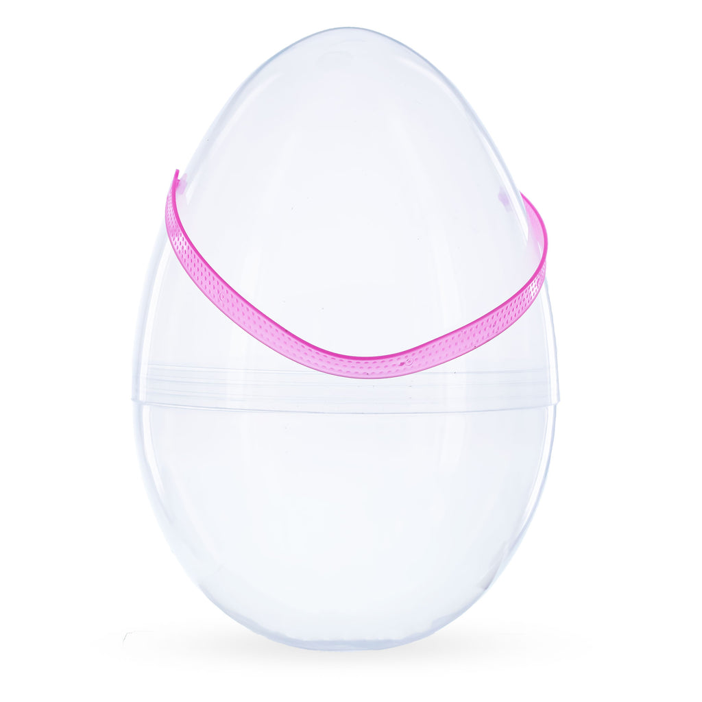 Shop Set of 2 Transparent Jumbo Large Size Plastic Easter Eggs with Handles 10 Inches. Buy Easter Eggs Plastic Solid Color Large Egg Clear Oval  for Sale by Online Gift Shop BestPysanky fillable plastic eggs, plastic eggs,  plastic eggs fillable, easter eggs bulk, plastic eggs for toys, Easter decor, plastic eggs easter, egg hunt, Easter decorations, decorative figurine