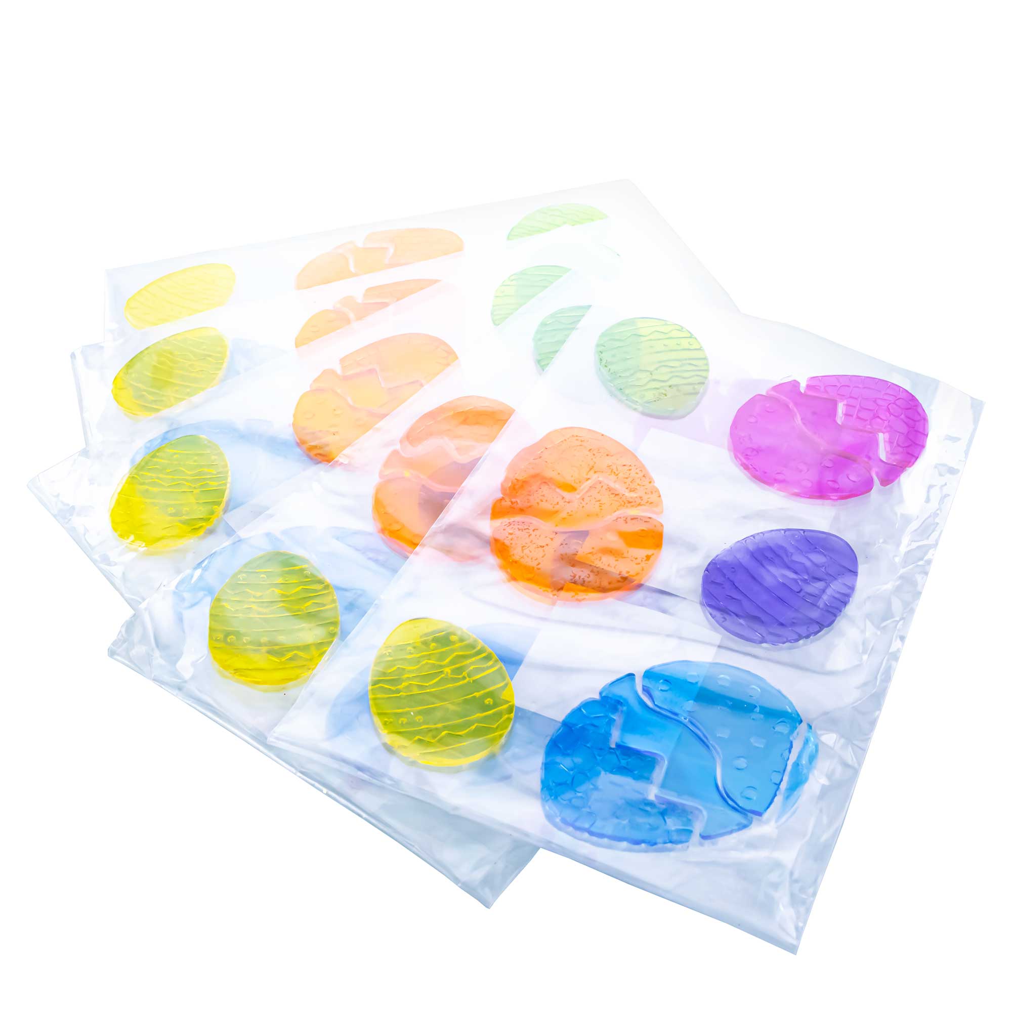 Shop Set of 6 Easter Egg Gel Window Clings Gel Decorations. Buy Easter > Wall Decorations Multi