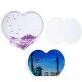 Marco de imagen de globo de agua de plástico acrílico transparente de San Valentín "Te amo" en forma de corazón