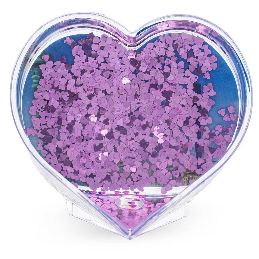 Shop Heart Shape "I Love New York" Clear Plastic Water Globe Picture Frame. Buy Water Globe Picture Frames Travel New York Clear Heart  for Sale by Online Gift Shop BestPysanky DIY frame photo DIY craft kit Christmas water globe snowglobe music box musical collectible figurine xmas decoration rotating animated spinning animated unique picture personalized cool glitter flakes
