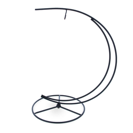 Elegant Moon-Inspired Black Iron Photo Frame on a Stand 6-Inch in Black color