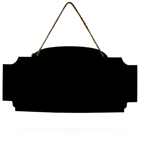 Wood Blackboard, Erasable Hanging Chalkboard- Sign Display Board 12 Inch Wide in Black color