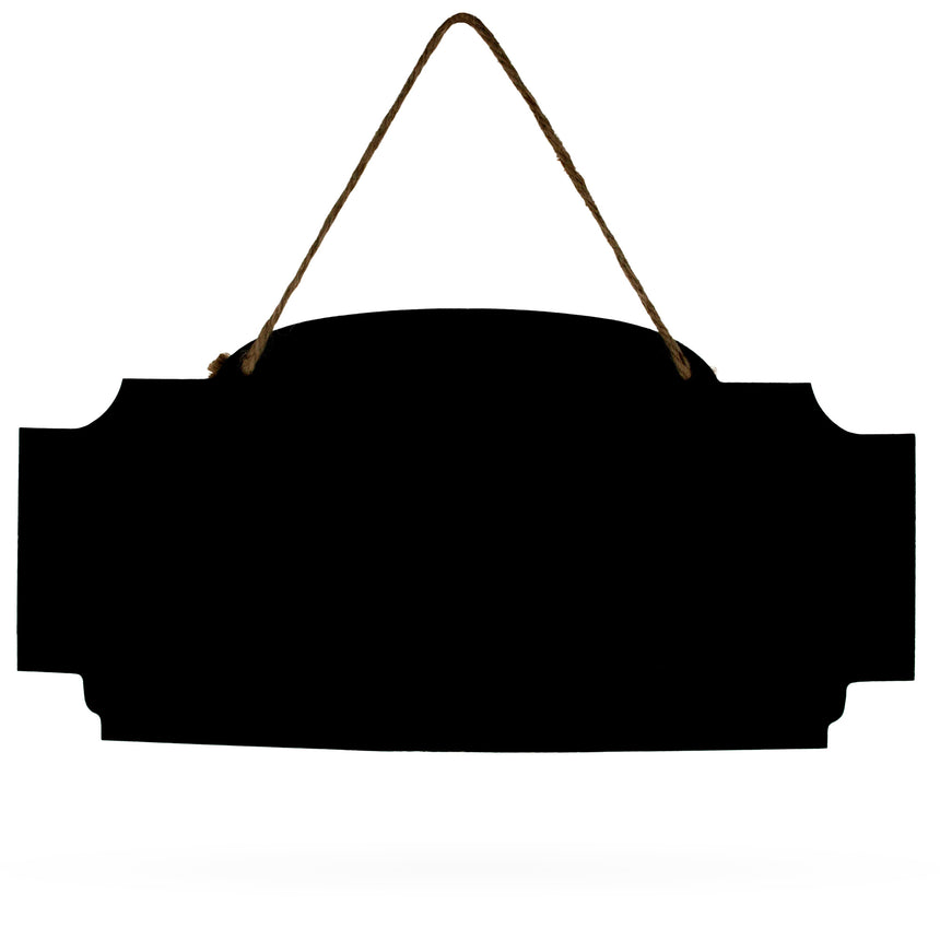 Blackboard, Erasable Hanging Chalkboard- Sign Display Board 12 Inch Wide in Black color