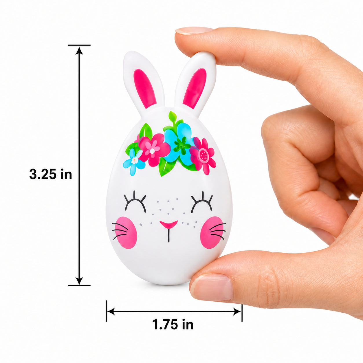 BestPysanky online gift shop sells spring basket fillers treat holders candy containers egg hunt party favors classroom prizes rabbit decor floral bunny kids gifts reusable hinged plastic toys