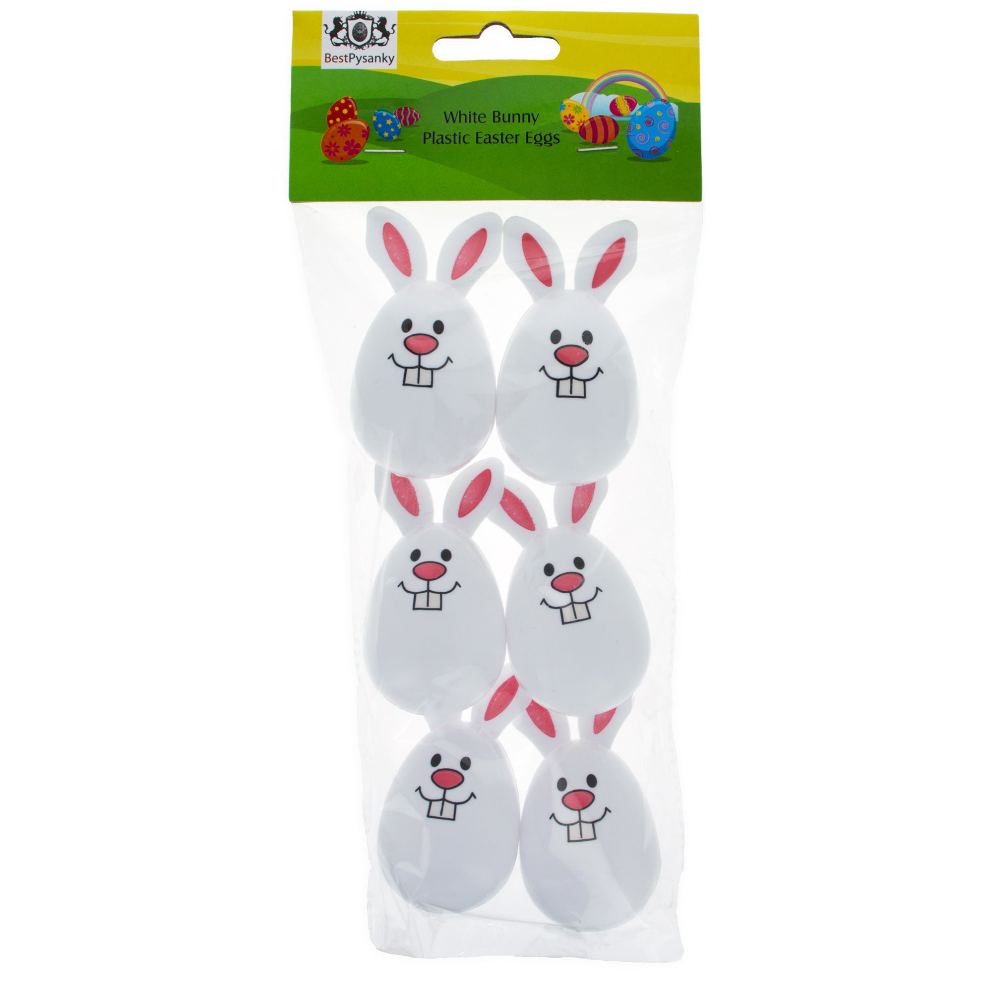 Shop Set of 6 Bunny Plastic Fillable Easter Eggs. Buy Easter Eggs > Plastic > Animals White