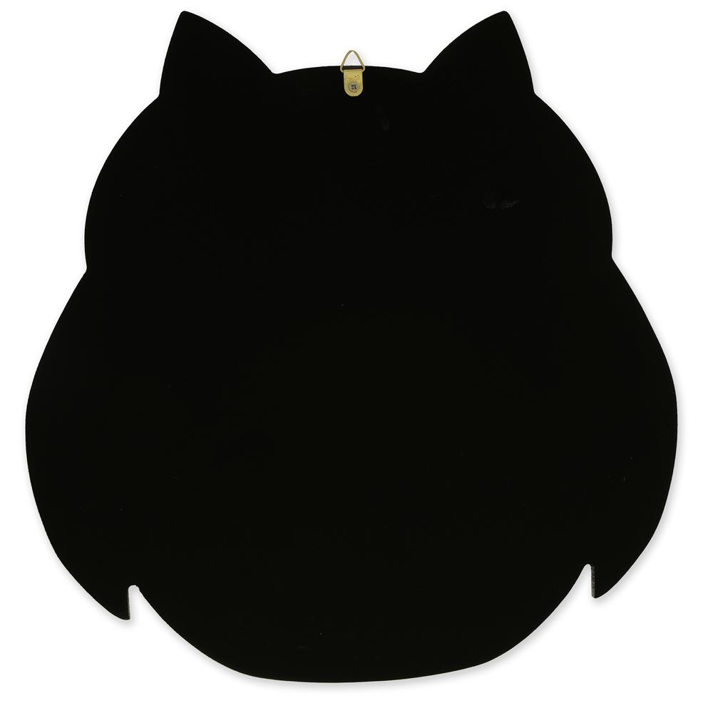 Set of 2 Owl Shaped Chalkboards Wooden Hanging Blackboard Signs for Kitchen Decor or Events