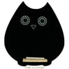 Whimsical Owls: Set of 2 Owl-Shaped Chalkboards Blackboards for Erasable Hanging Signs and Displays ,dimensions in inches: 9.7 x  x 9.5
