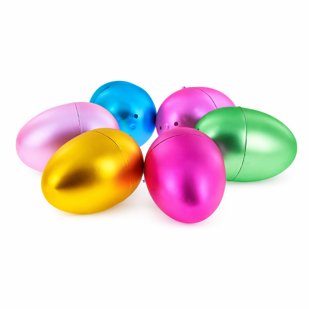 Shop Set of 6 Large Matte Metallic Easter Eggs Fillable Plastic Hinged Eggs Premium Egg Hunt Set 3.15 Inches. Buy Easter Eggs > Plastic > Solid Color Multi Oval