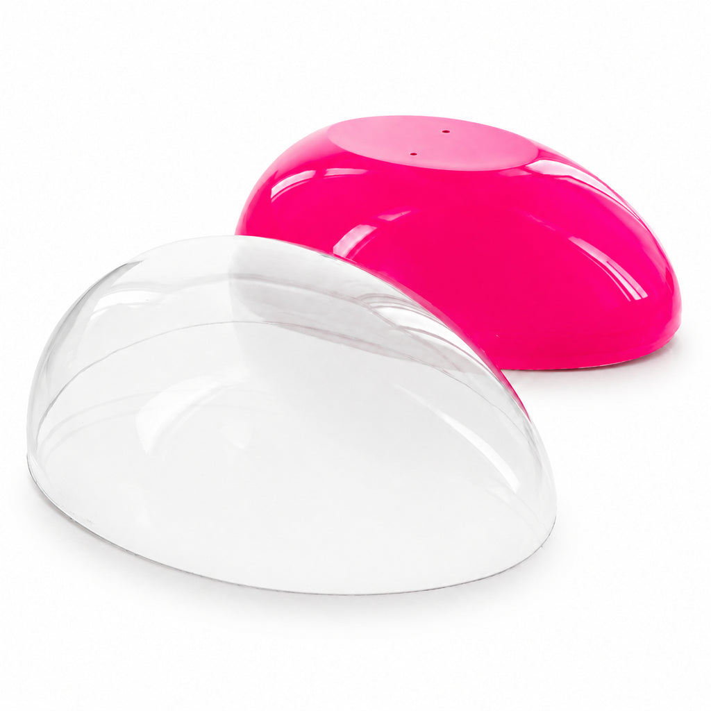 Shop Large Fillable Clear Top Plastic Easter Egg 5.1 Inches. Buy Easter Eggs > Plastic > Large Egg Pink Oval