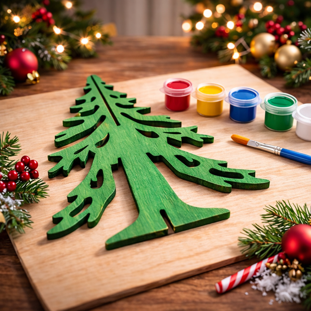 BestPysanky online gift shop sells diy christmas tree craft kit wooden christmas tree kit kids craft christmas craft painting kit holiday craft kit unfinished wood tree diy holiday decoration kit christmas activity kit kids adults craft set