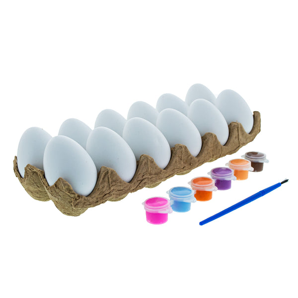 Set of 12 Plastic Easter Eggs Decorating Kit by BestPysanky