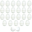 Set of 24 Glow in the Dark Noctilucent Fillable Easter Eggs 2.25 Inches in  color Oval
