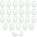 Set of 24 Glow in the Dark Noctilucent Fillable Easter Eggs 2.25 Inches in  color Oval
