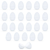 Plastic Glow in the Dark: Set of 24 Noctilucent Fillable Easter Eggs, Each 3.15 Inches in Multi color Oval