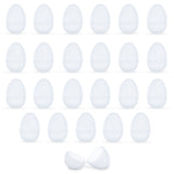 Set of 24 Large Glow in the Dark Noctilucent Fillable Easter Eggs 3.15 Inches in  color Oval
