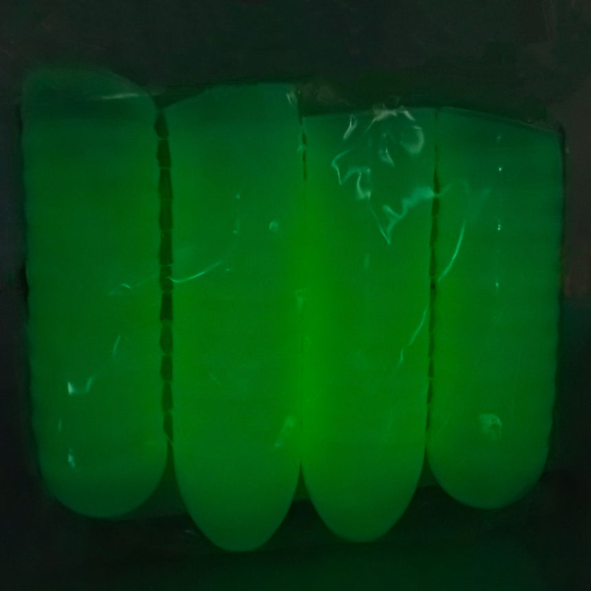 Set of 24 Large Glow in the Dark Noctilucent Fillable Easter Eggs 3.15 Inches , dimensions in inches:  x  x