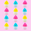 Set of 12 Adorable Colorful Chick Hatchings Easter Eggs 2.25 Inches ,dimensions in inches: 2.25 x  x