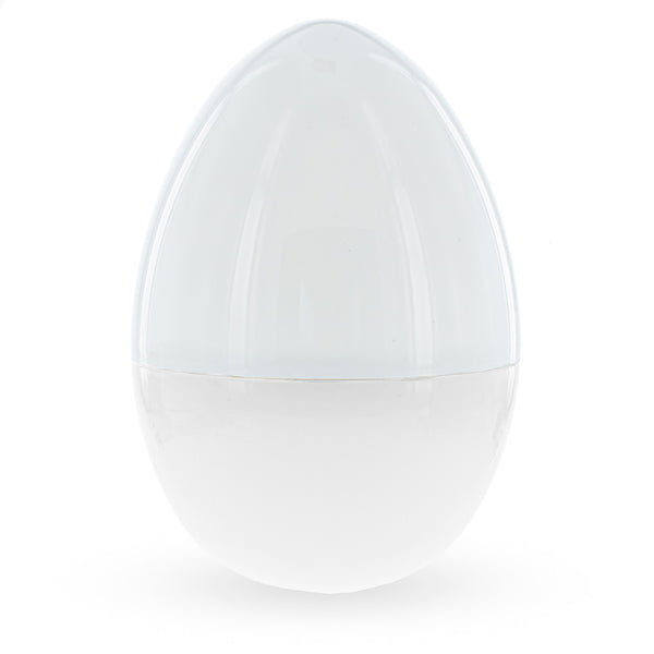 Giant Size Fillable Two Shades White Plastic Easter Egg 12 Inches by BestPysanky