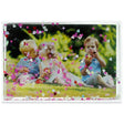 Rectangular Clear Plastic Water Globe Picture Frame in Clear color Rectangular