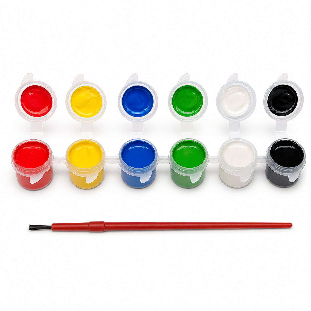 BestPysanky online gift shop sells acrylic paint set washable kids craft paint water based acrylic paints with brushes paint pots mini art supplies beginner painting supplies DIY paint wood paper canvas rock pumpkin ceramic fabric student crafts