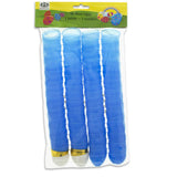Set of 46 Blue Plastic Eggs, 1 White Egg, and 1 Gilded Golden Easter Egg , dimensions in inches: 2.25 x 1.65 x 1.65