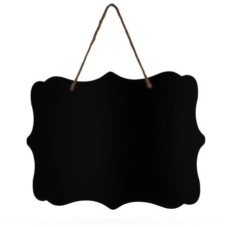 Erasable Hanging Blackboard Chalkboard- Sign Display Board 10 Inch Wide in Black color