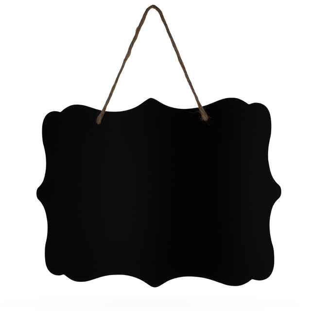 Erasable Hanging Blackboard Chalkboard- Sign Display Board 10 Inch Wide in Black color