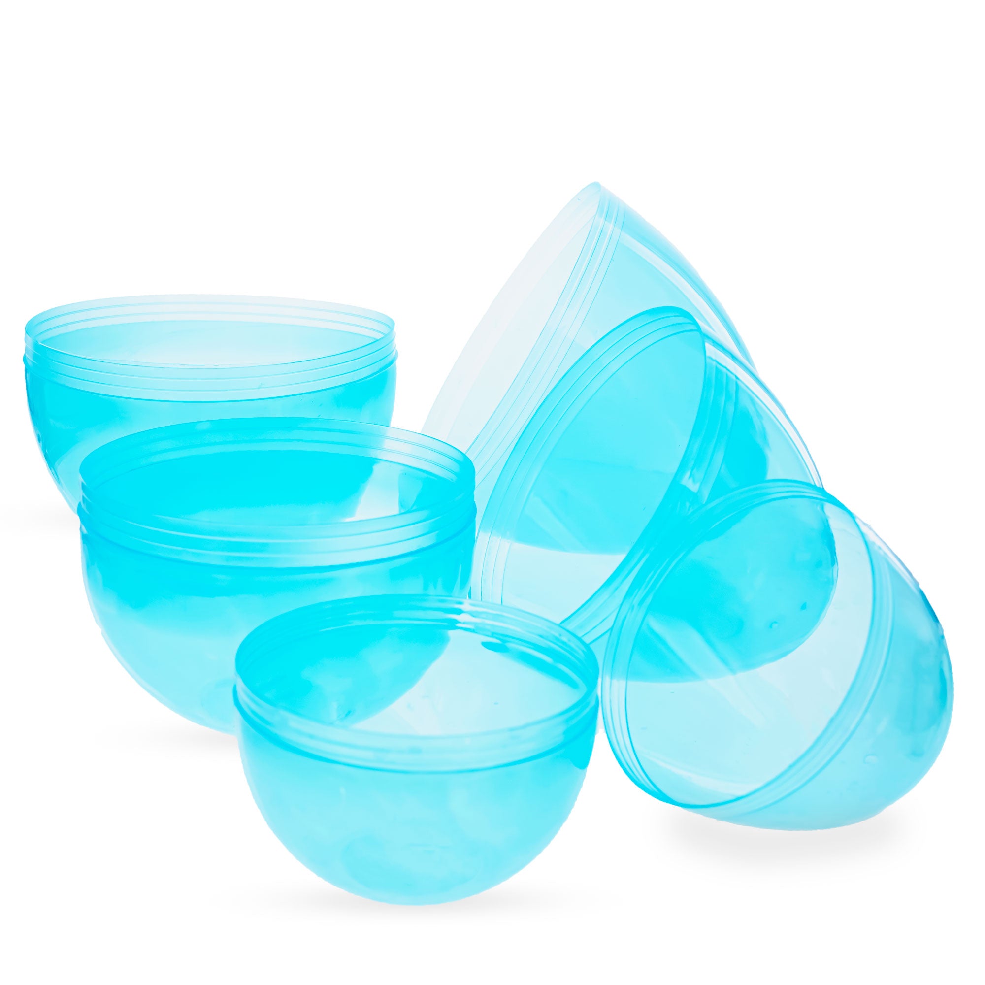 Set of 3 Jumbo Large Size Giant Fillable Plastic Easter Eggs, All 10 InchesChina , dimensions in inches: 10 x 7.1 x 7.1