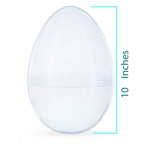 Buy Easter Eggs > Plastic > Solid Color > Clear > Large Egg by BestPysanky Online Gift Ship