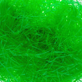 Vibrant Green Plastic Easter Basket Filler Grass 2 oz in Green color