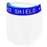 Transparent Protective Full-Face Shield: Anti-Splash Sneeze Guard Mask in Clear color